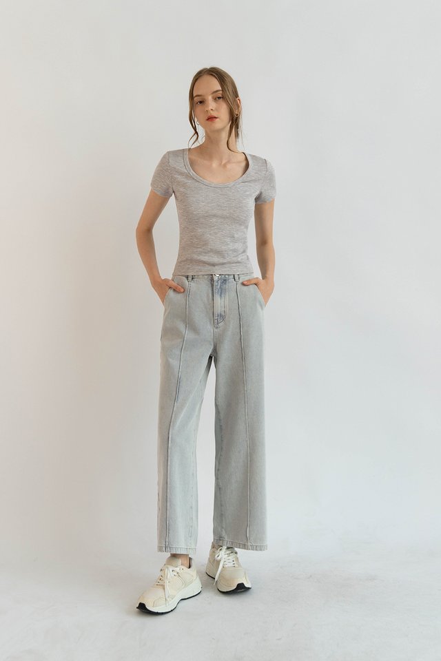 DRAKE PANEL JEANS (REGULAR) LIGHT WASH