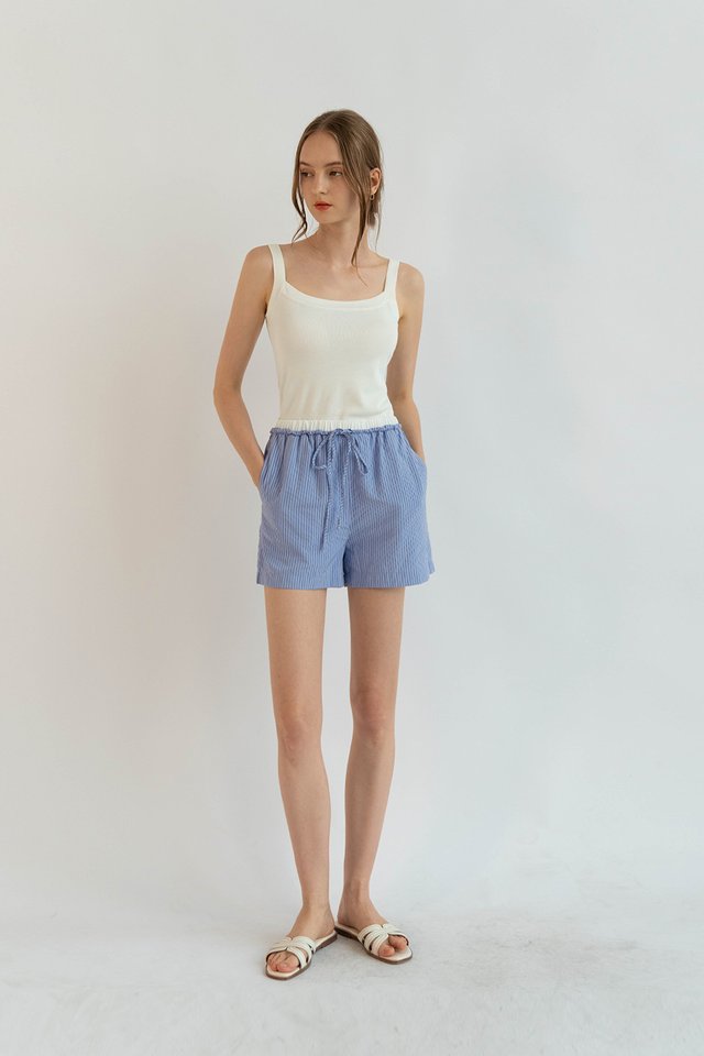 JETT DUO TONE WAISTBAND SHORTS DARK BLUE