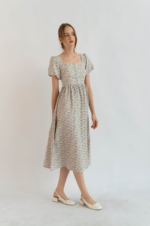 SORA FLORAL DRESS LILAC