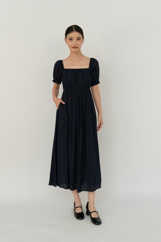 EMMA BABYDOLL DRESS TEAL