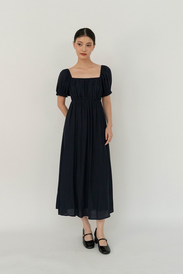 EMMA BABYDOLL DRESS TEAL