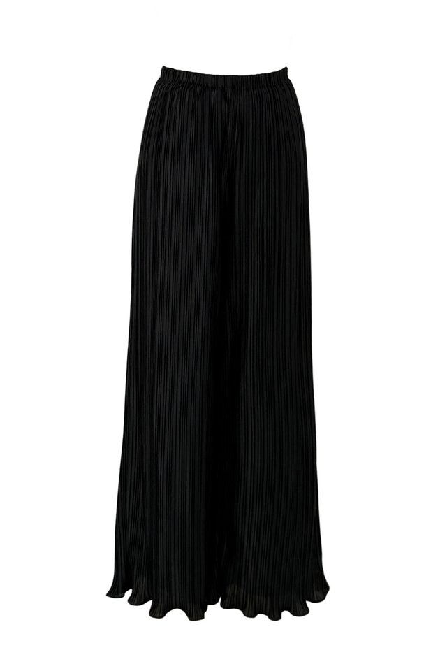 KAYE PLEATED PANTS (REGULAR) BLACK