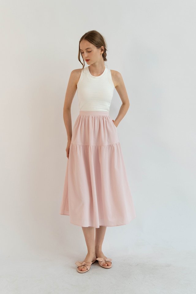 ROSA PANEL SKIRT PINK