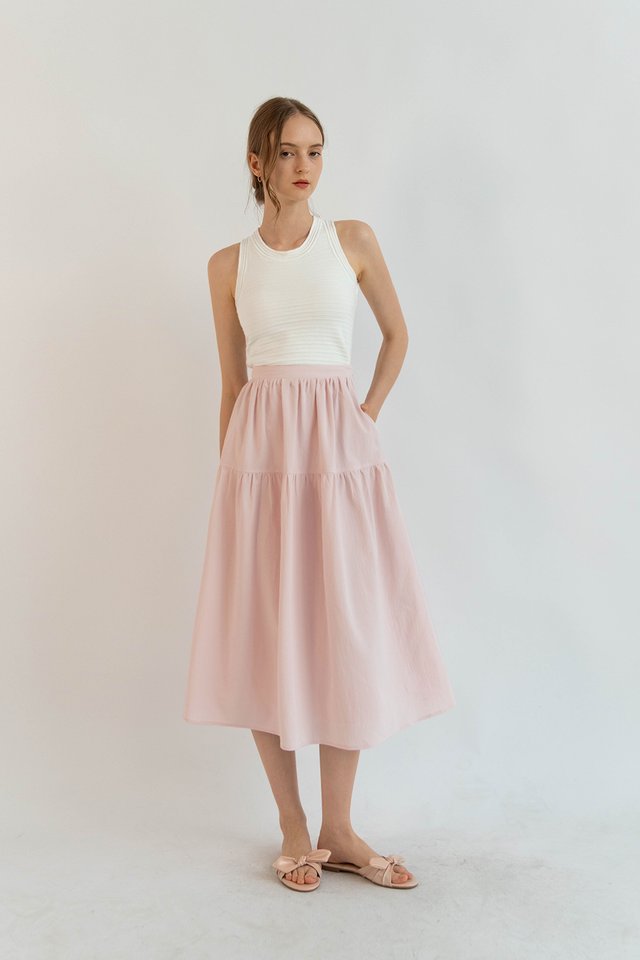 ROSA PANEL SKIRT PINK