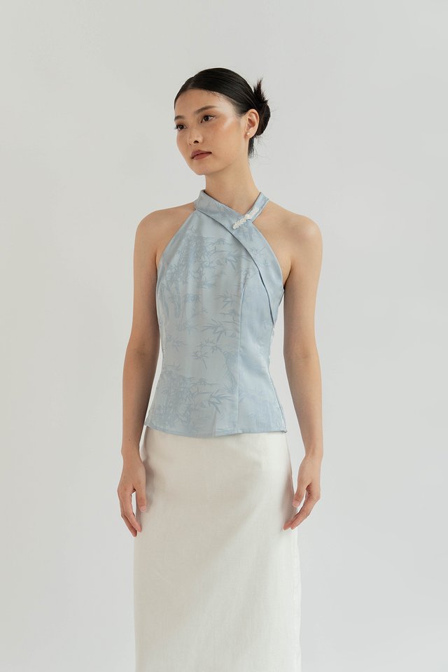 WEI CHEONGSUM TOP BLUE