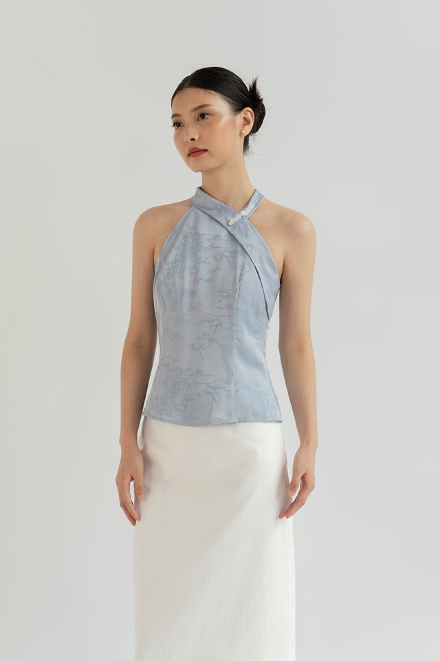 WEI CHEONGSUM TOP BLUE