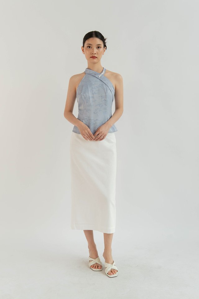 WEI CHEONGSUM TOP BLUE