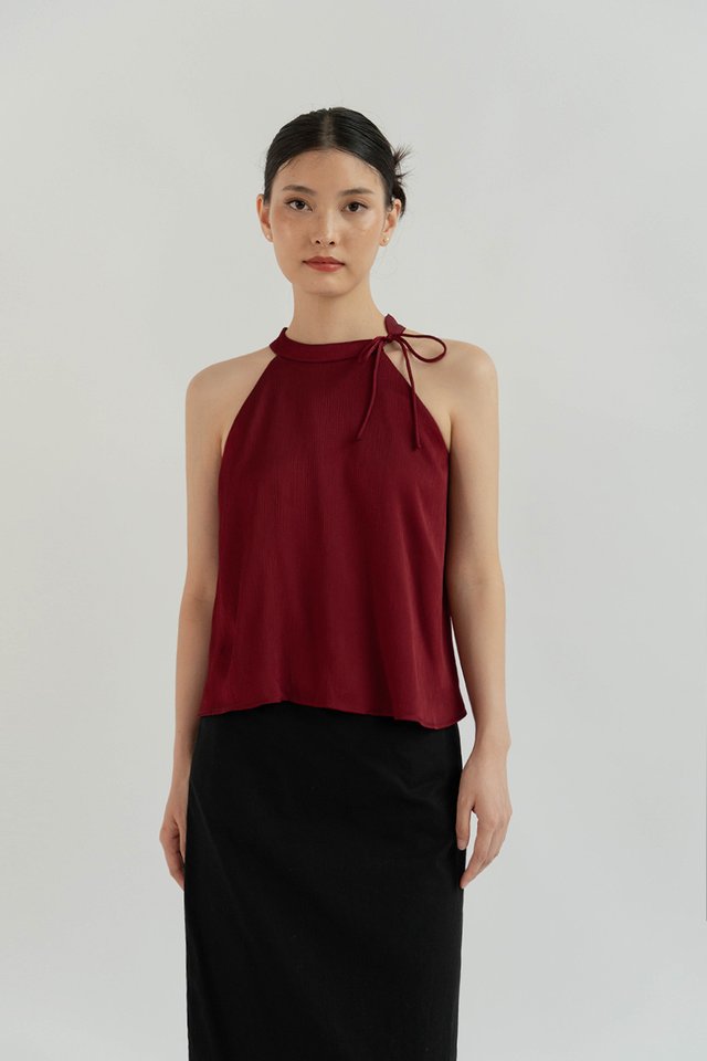 XUAN RIBBON TIE TENT TOP WINE