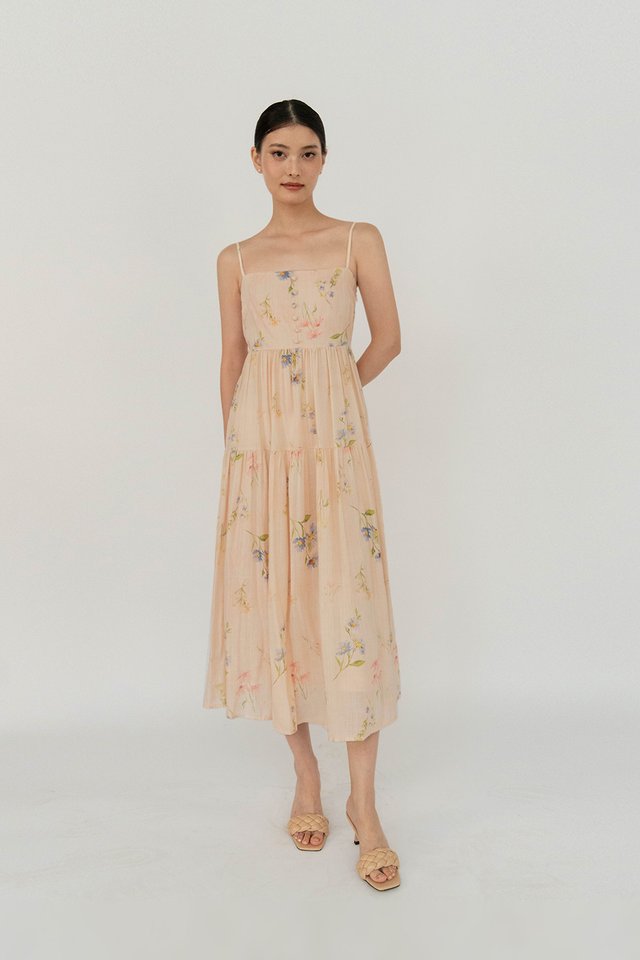 YUMI FLORAL DRESS BLUSH