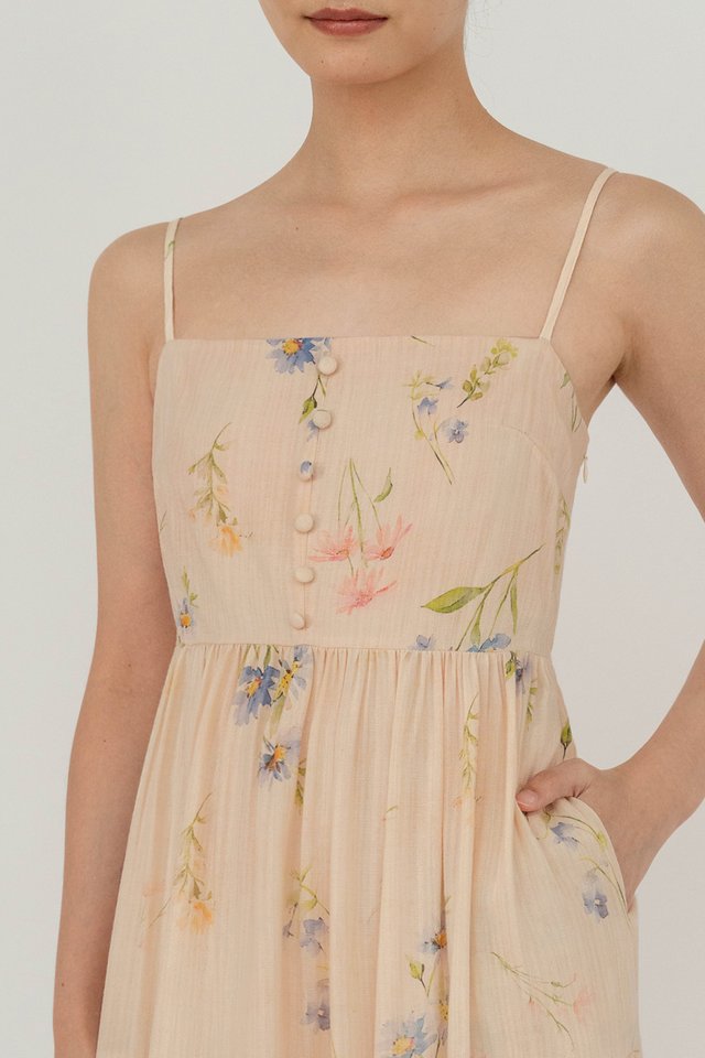 YUMI FLORAL DRESS BLUSH