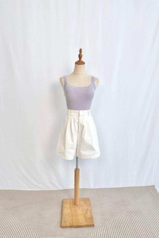 AMANDA KNIT CAMISOLE (PADDED) TOP LILAC