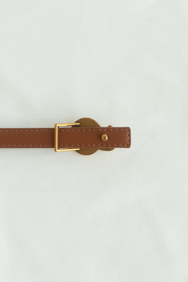 BENNETT BUCKLE BELT CAMEL