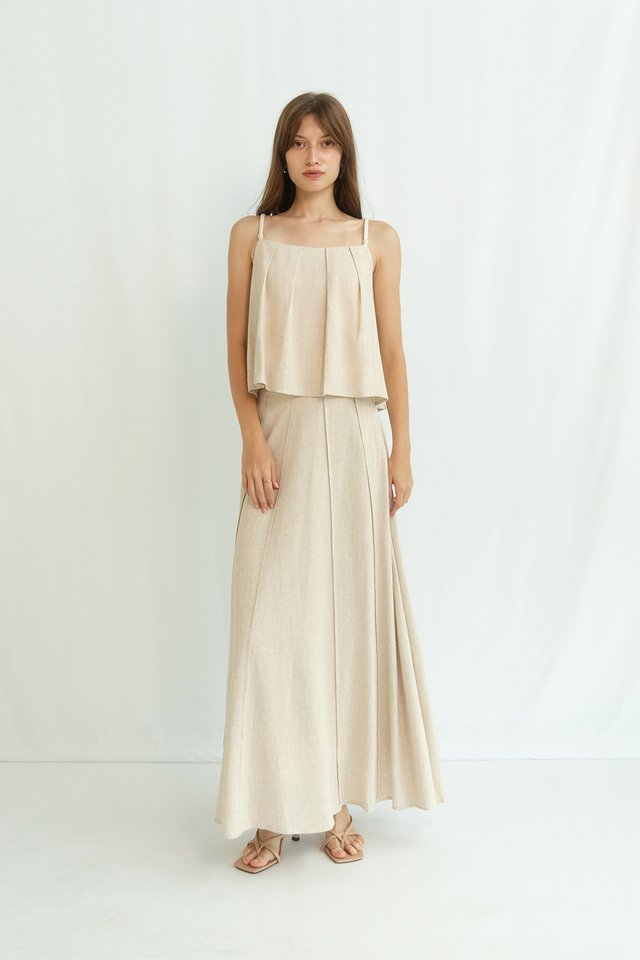 COLETTE BRAIDED CAMISOLE TOP NATURAL