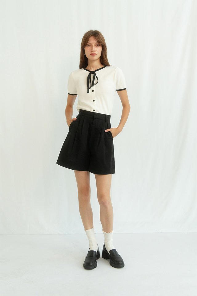 MICAH LONGLINE SHORTS BLACK