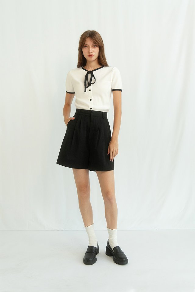 MICAH LONGLINE SHORTS BLACK