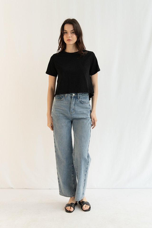 FELIX STRAIGHT LEG DENIM JEANS (REGULAR) MIDWASH