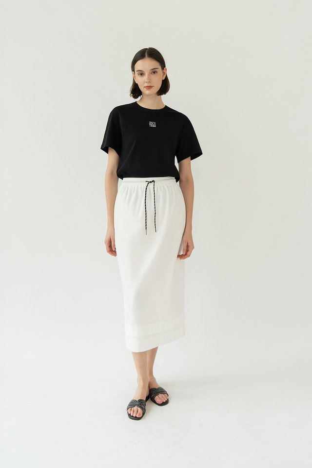 MIA COTTON TEE BLACK