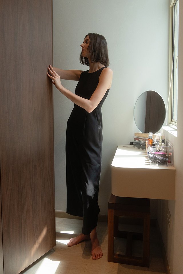 HALTER JUMPSUIT BLACK