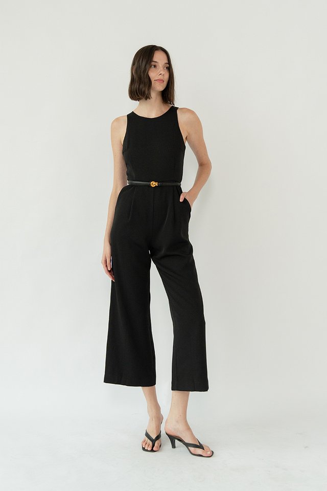HALTER JUMPSUIT BLACK