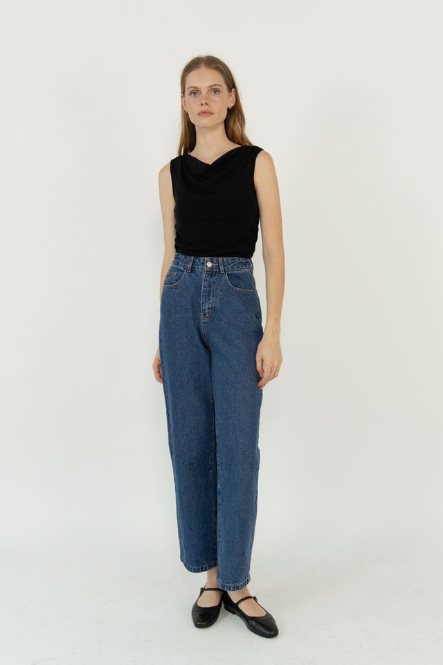 FELIX STRAIGHT LEG DENIM JEANS DARK WASH