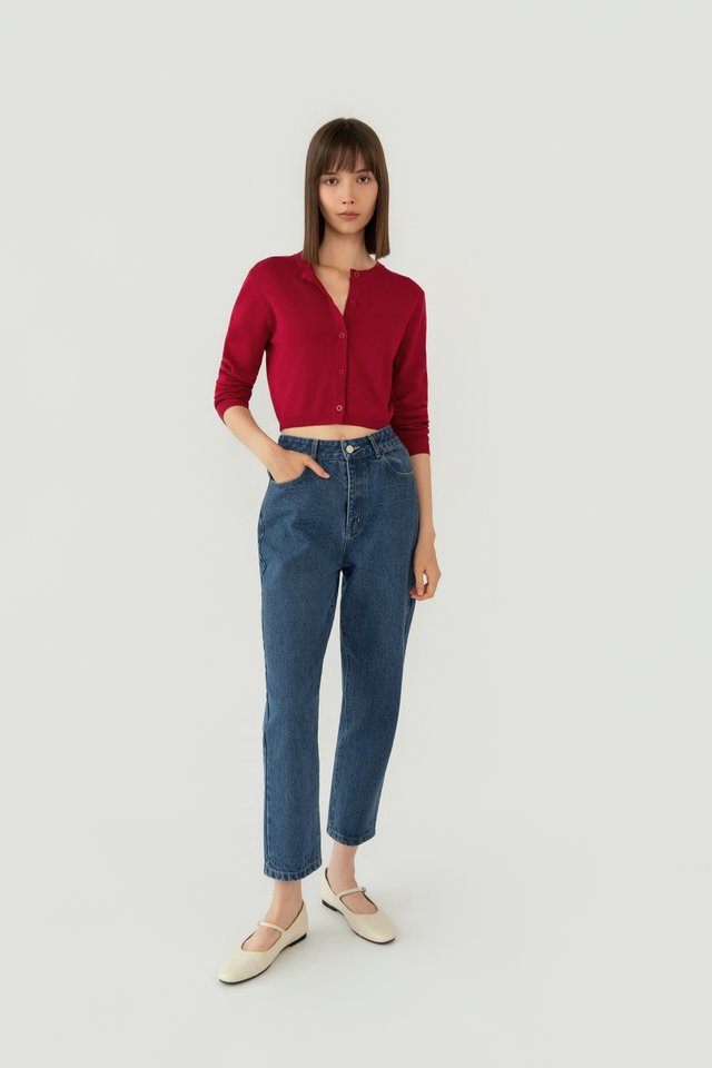 TAPERED LEG JEANS TRUE BLUE