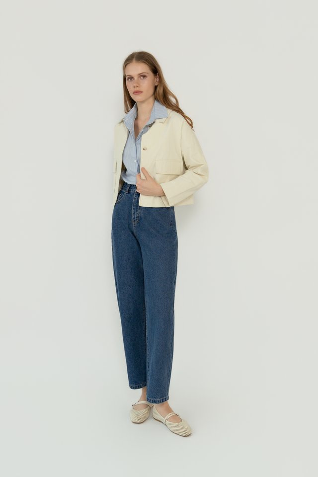 COTTON POCKET JACKET BEIGE