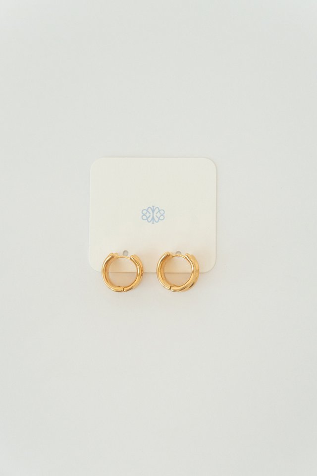 GOLD CHUNKY HOOPS