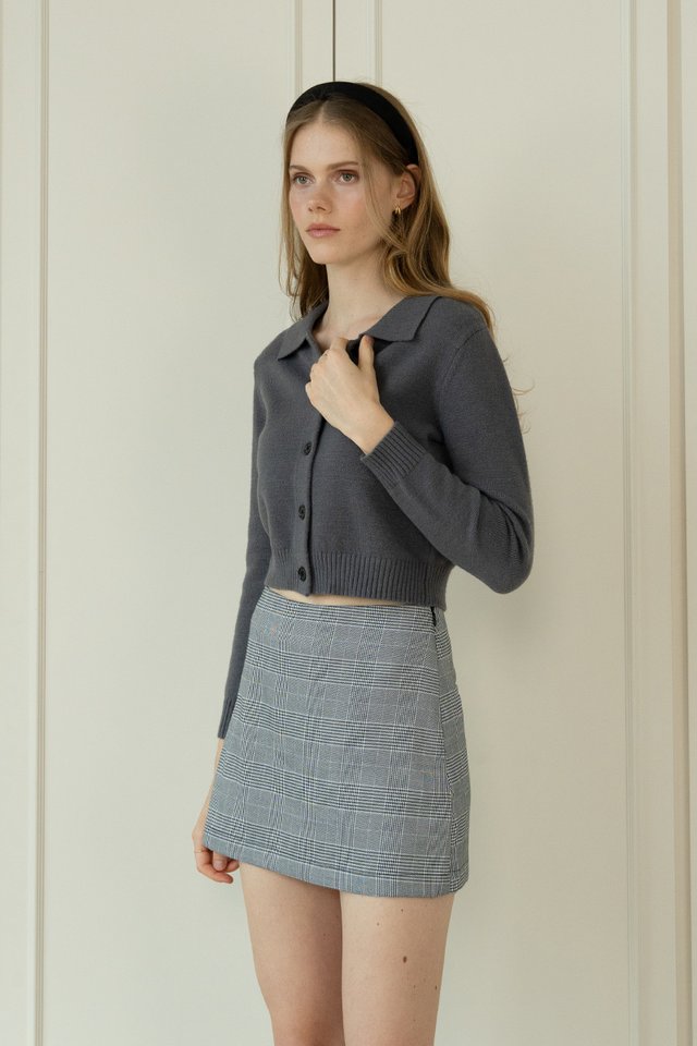 PLAID SKORT