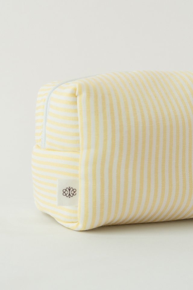STRIPED POUCH YELLOW