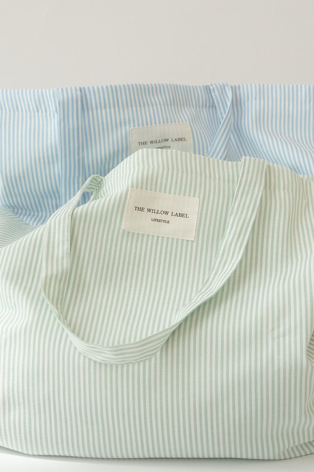 STRIPED TOTE BLUE