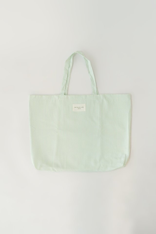 STRIPED TOTE MINT