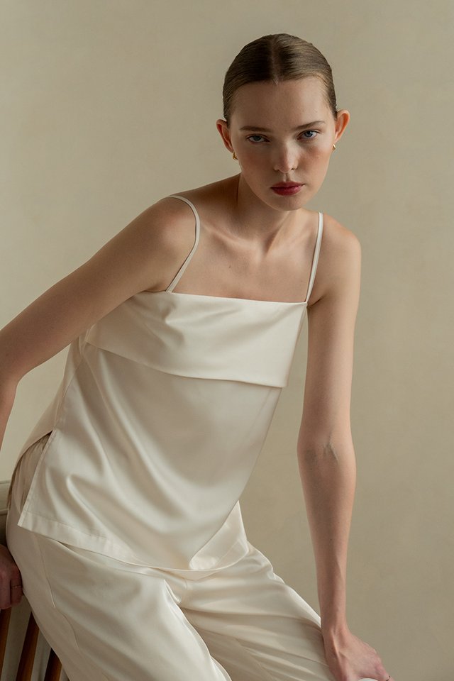 SATIN FINISH CAMISOLE IVORY