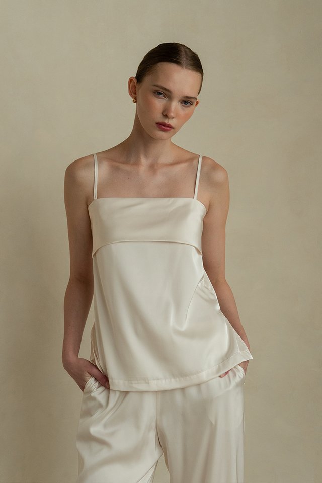 SATIN FINISH CAMISOLE IVORY