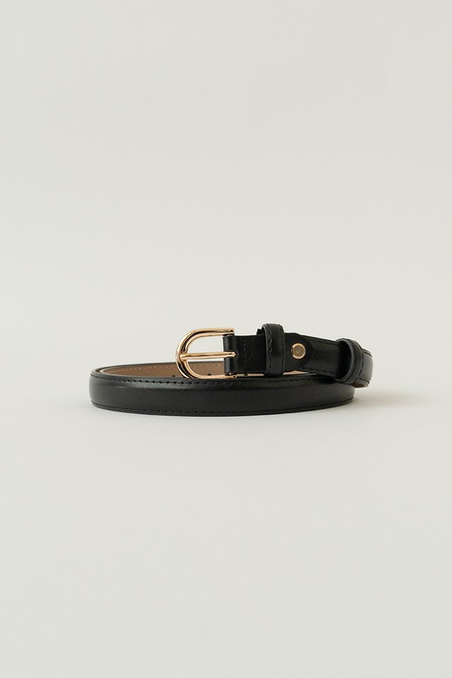 (PREORDER) CLASSIC BUCKLE BELT BLACK