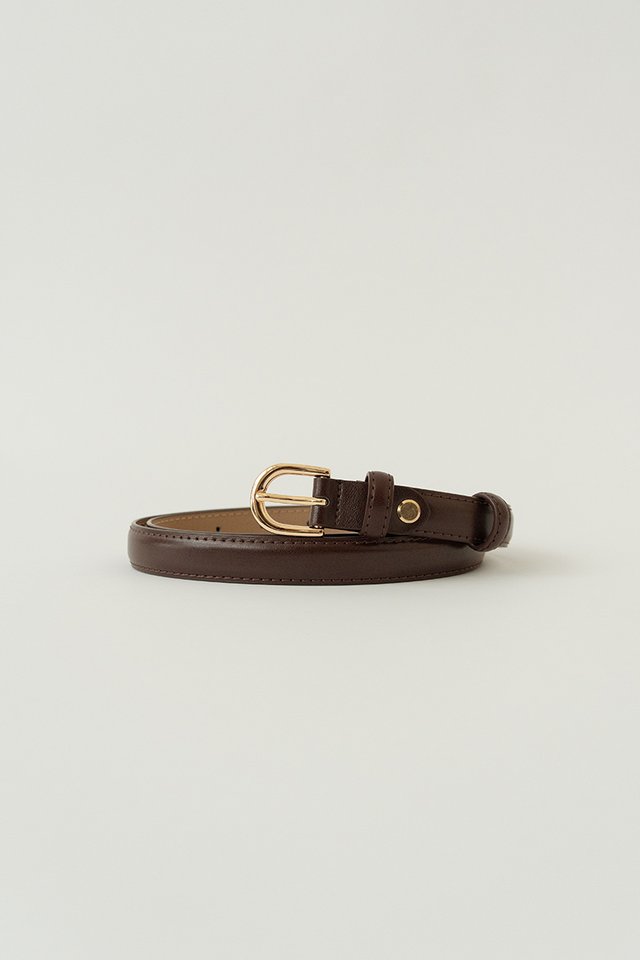 (PREORDER) CLASSIC BUCKLE BELT BROWN