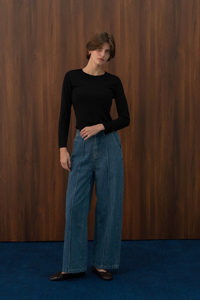 PANELLED JEANS TRUE BLUE