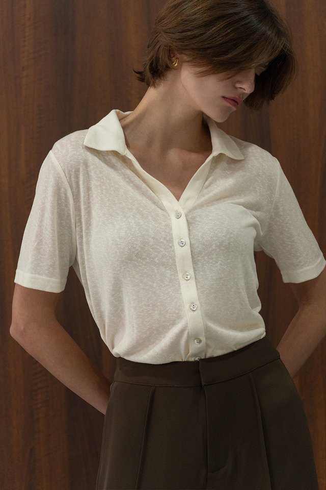 SOFT LYOCELL SHIRT CREAM