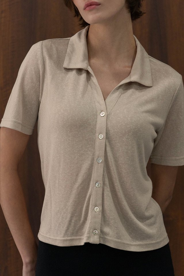 SOFT LYOCELL SHIRT ETOUPE